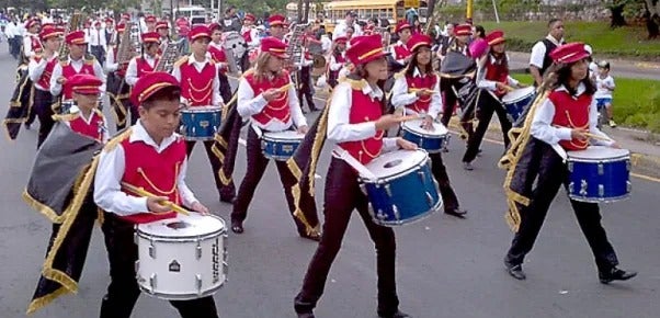 desfiles fotos patrios Tegucigalpa