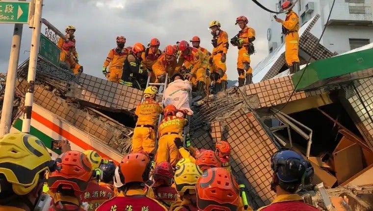 Terremoto en Taiwán 