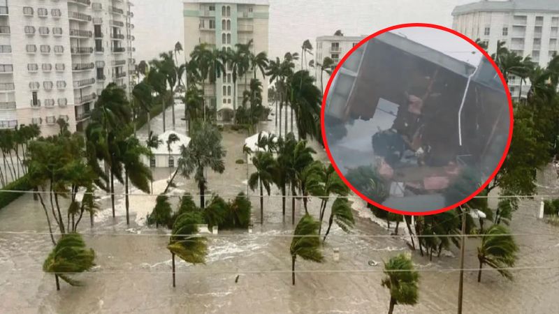 huracán Ian destruye casas