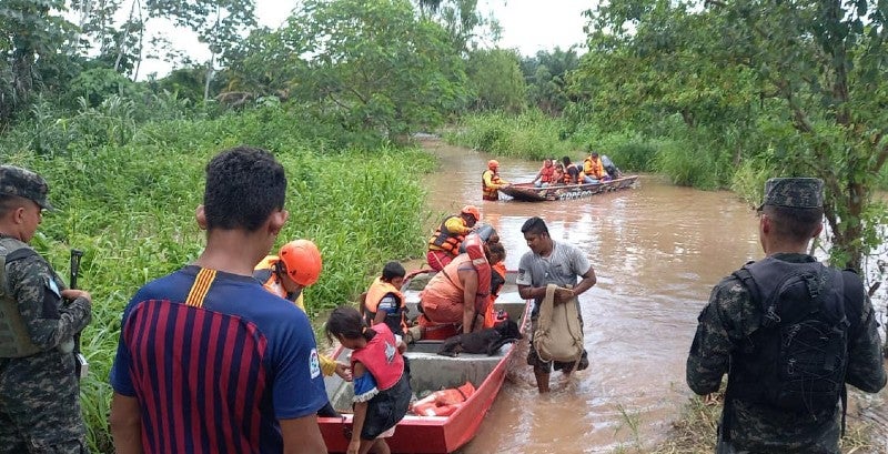 Personas afectadas inundaciones Honduras