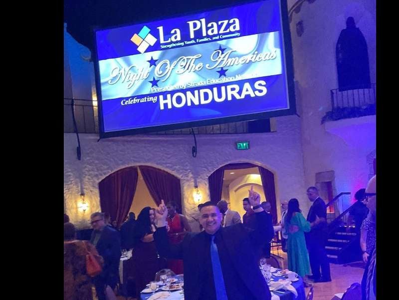 Evento de Honduras al que fue invitado y estuvo como presentador.