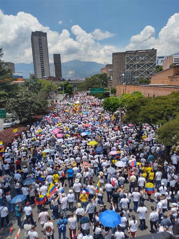 protestas en Colombia