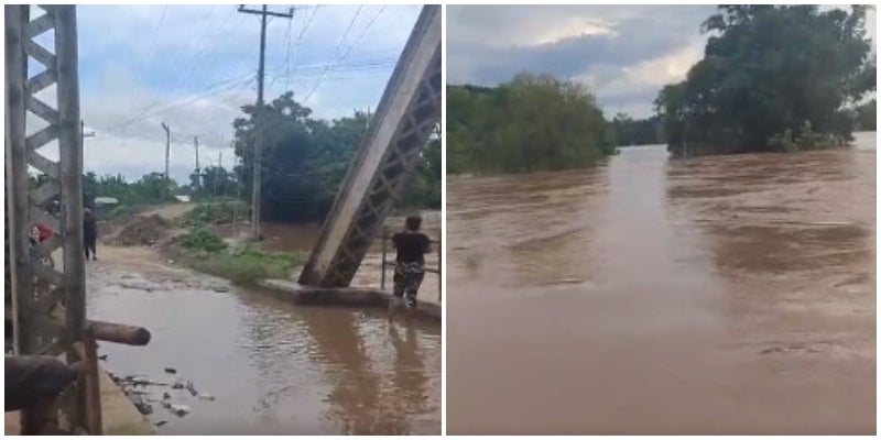 río Ulúa se desborda en puente Plateaod