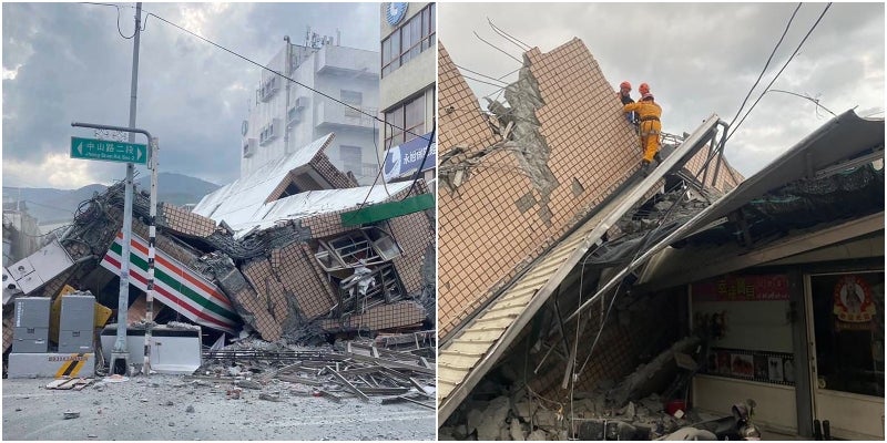 terremoto en Taiwan