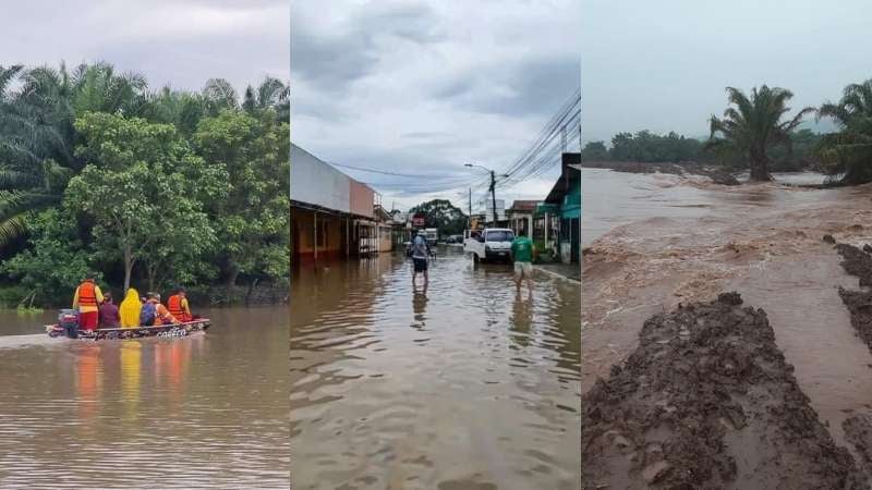 Inundaciones en la zona norte de Honduras