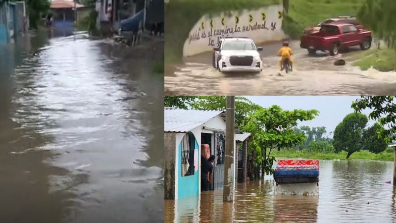 Julia provoca inundaciones en Cortés