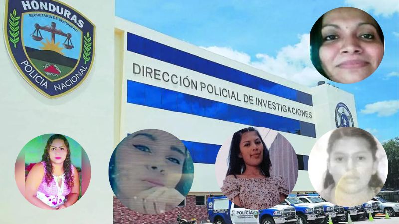DPI sobre muertes violentas de 7 mujeres en Honduras