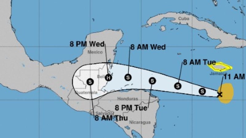 Se forma la tormenta tropical Lisa y esta sería su trayectoria