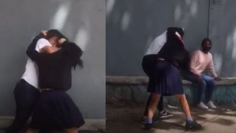 Dos alumnas golpes Instituto Milla Selva