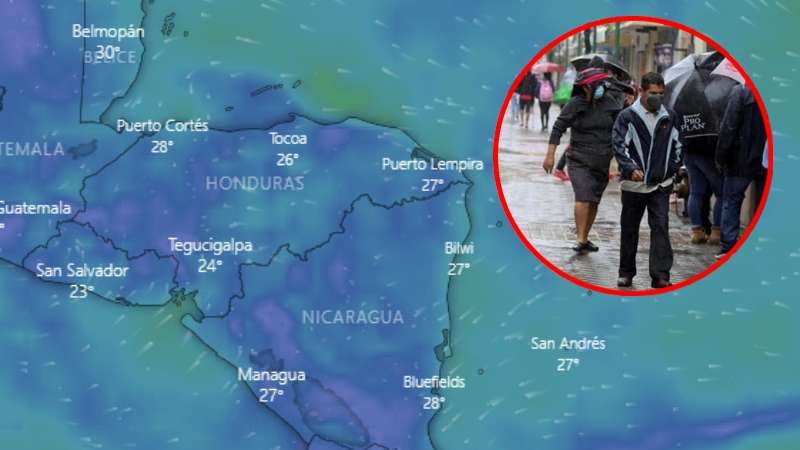 Frentes fríos en Honduras
