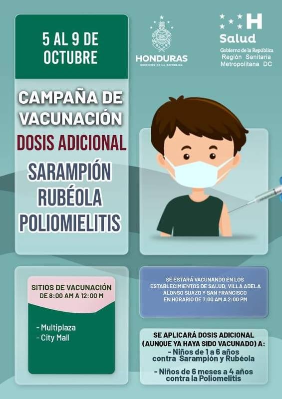 vacunación en Honduras