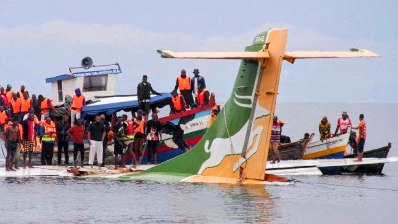 accidente de avión Tanzania