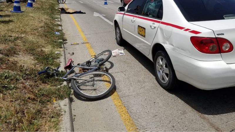 ciclista muere en Omoa