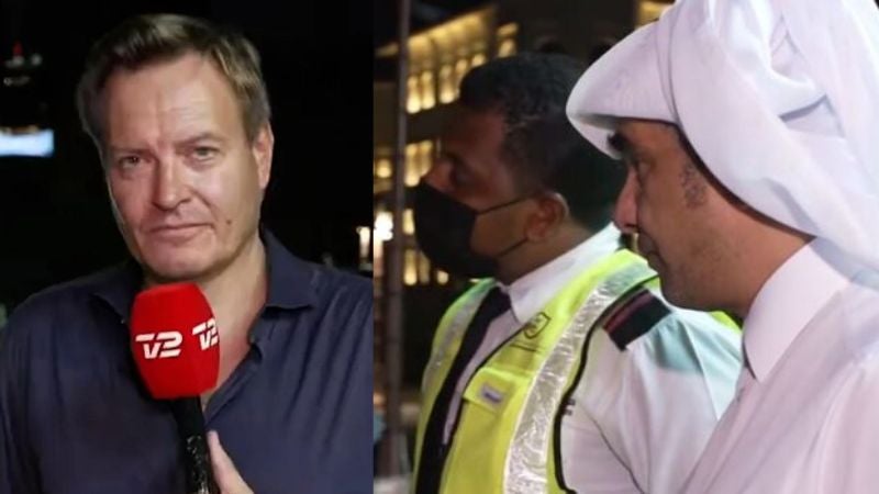 Interrumpen transmisión periodista Qatar