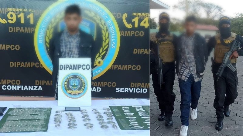 Capturan miembro MS droga Tegucigalpa