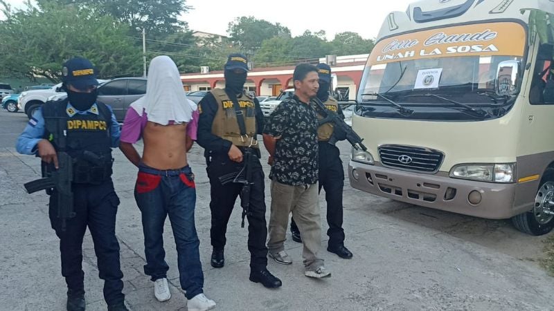 Capturan transportistas cobraban extorsión Comayagüela