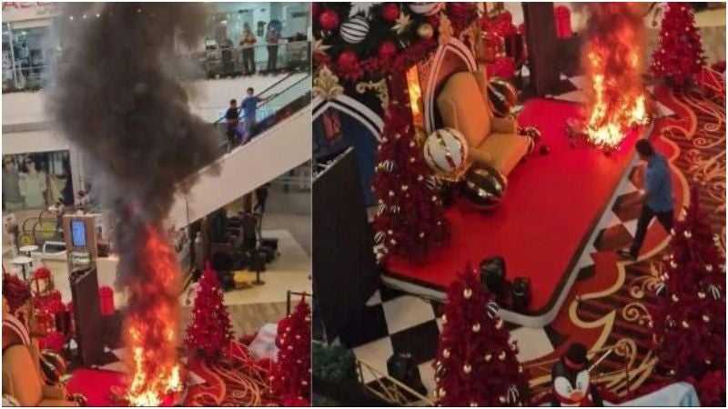 incendio en un mall de Tegucigalpa.
