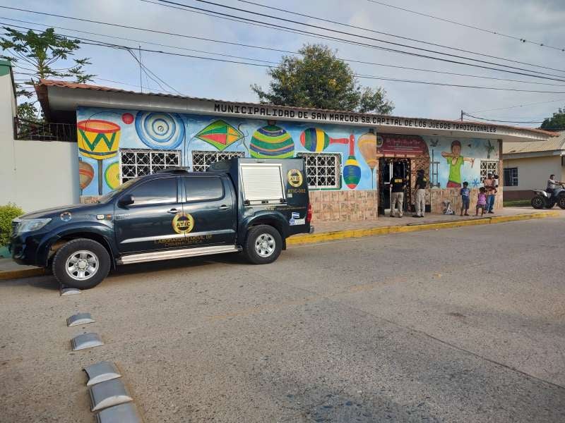 Las autoridades ejecutan allanamientos en el municipio de San Marcos, Santa Bárbara.
