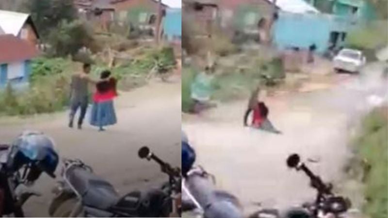 VIDEO: Hombre golpea a mujer embarazada en Guatemala