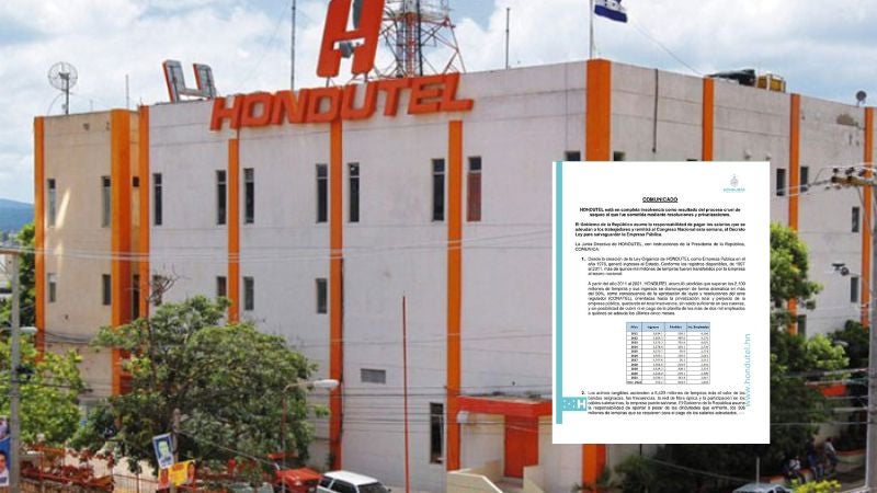 Gobierno pago de salarios Hondutel