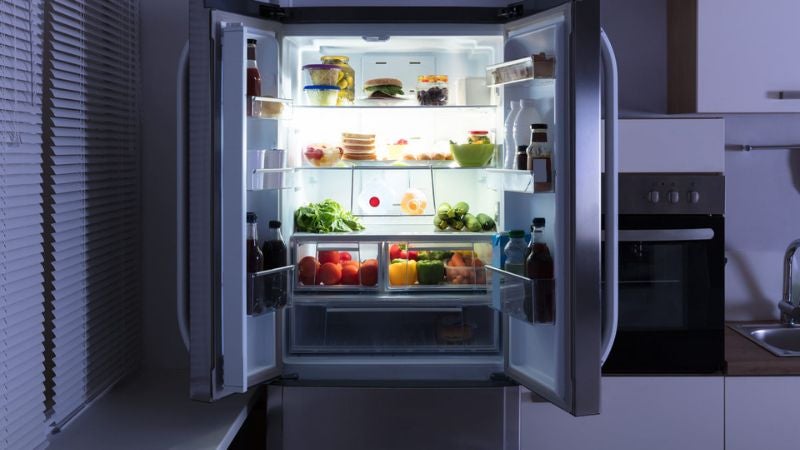 comida por tiempo en refrigerador