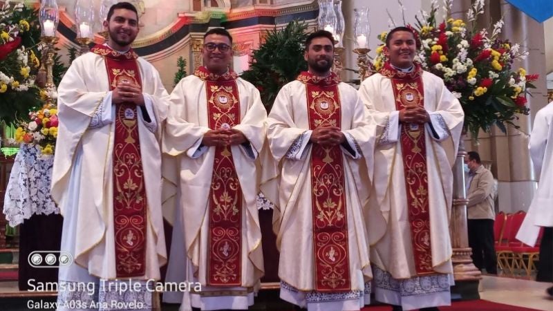 Ordenación cuatro sacerdotes Tegucigalpa