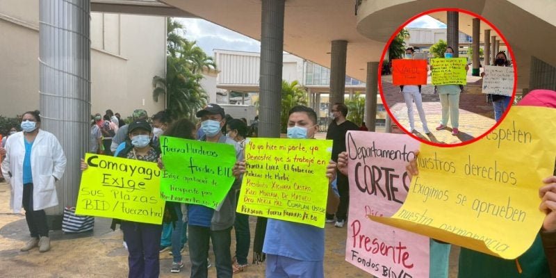 doctores de primera línea protestan permanencia