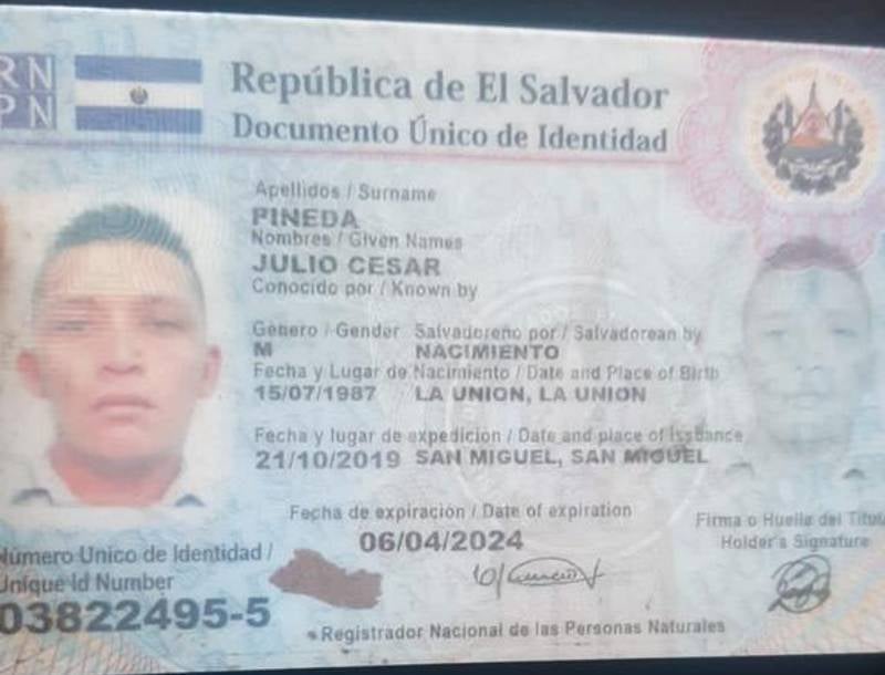 ID salvadoreño