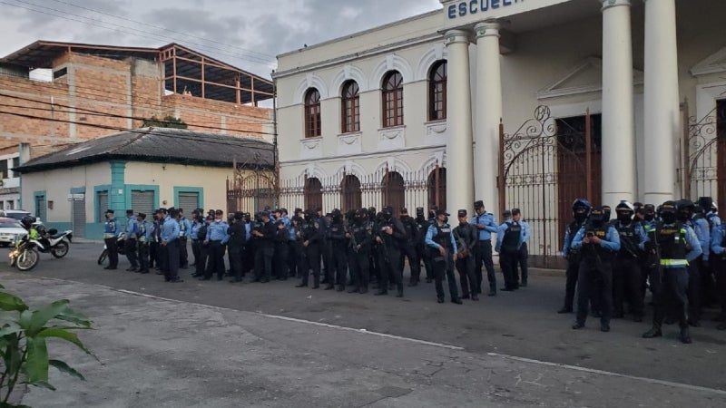 Policía Nacional operativos en Tegucigalpa