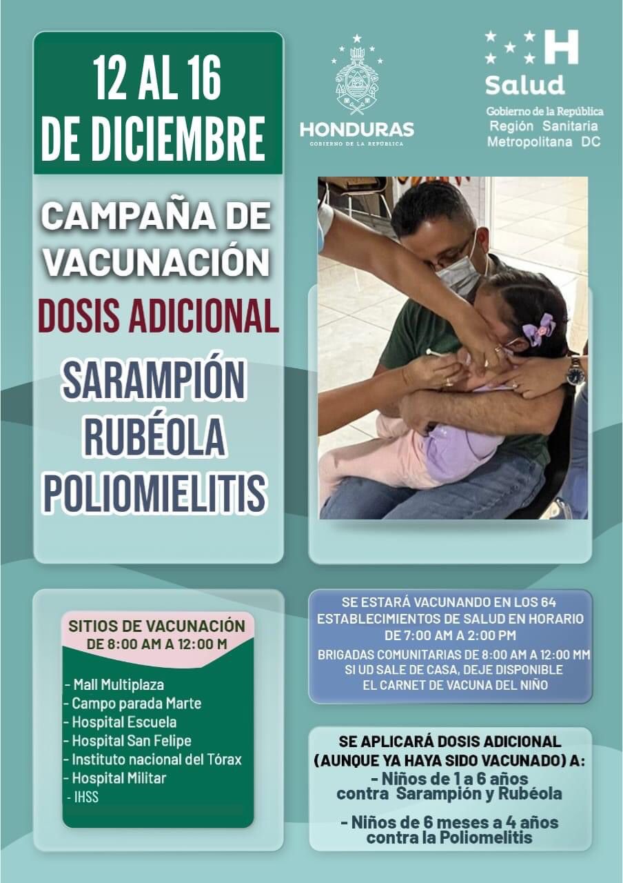 Vacunación en Tegucigalpa.