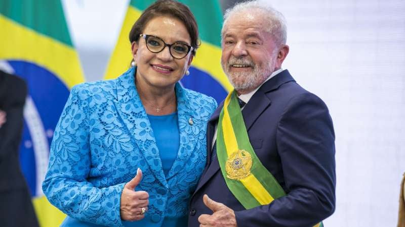 Xiomara Castro y Lula da Silva