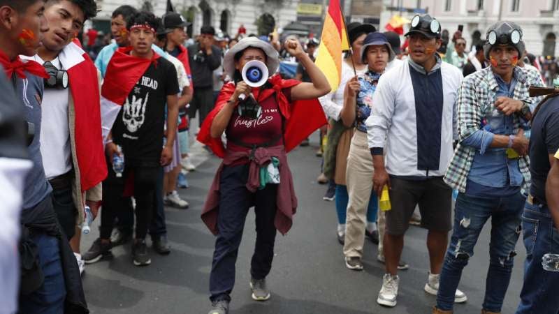 Las protestas en Perú se han tornado violentas.