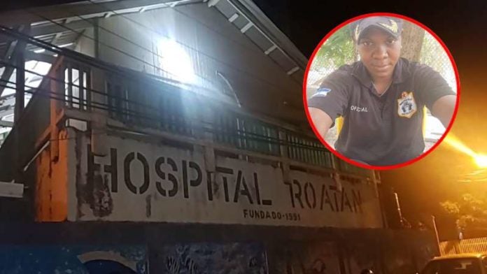 Guardia muerta en Roatán