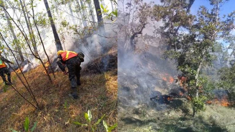 Incendio en La Campa