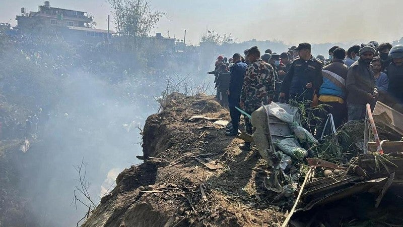 accidente de avión Nepal