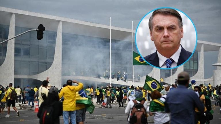 Bolsonaro se pronuncia en contra de los disturbios en Brasil