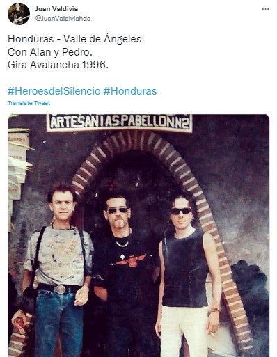 Exguitarrista de Héroes del Silencio recuerda visita a Honduras