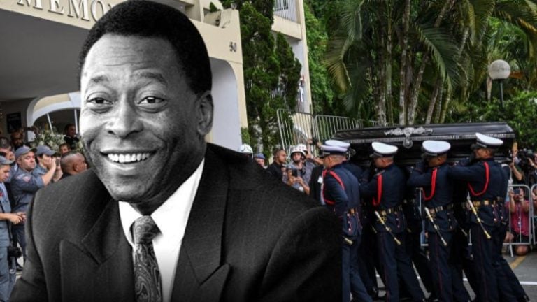 entierro de Pelé