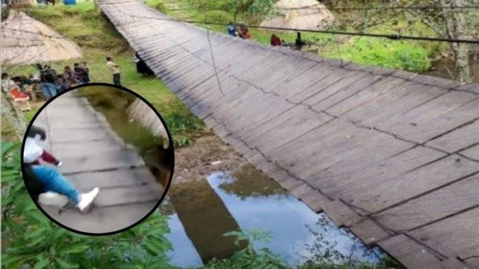 puente colgante en México