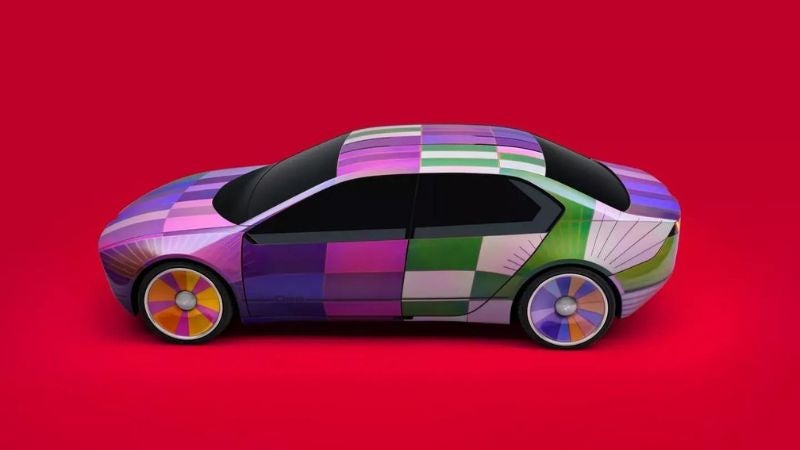 BMW auto que cambia de colores