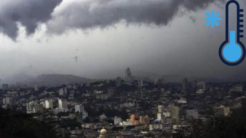 Lluvias y bajas temperaturas en Honduras