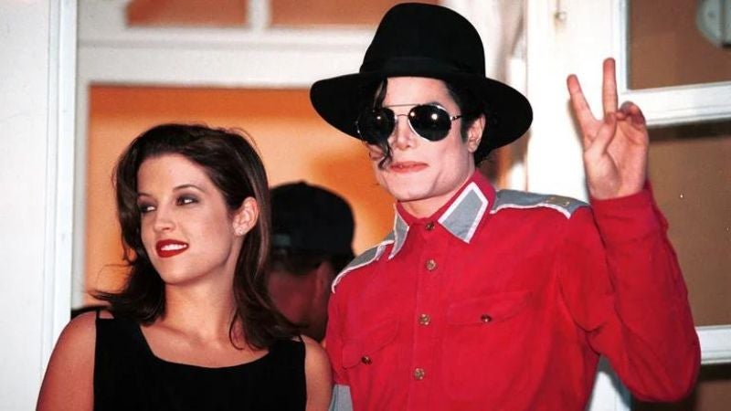 Lisa Presley y Michael Jackson