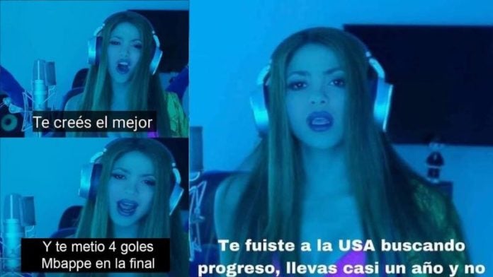 memes con canción de Shakira