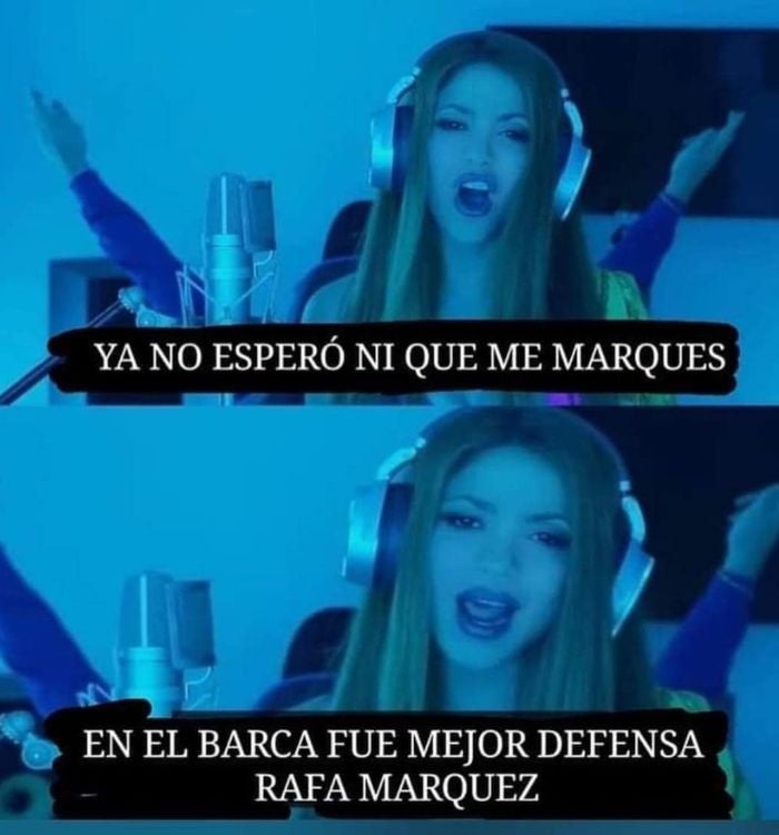 Memes sobre canción de Shakira