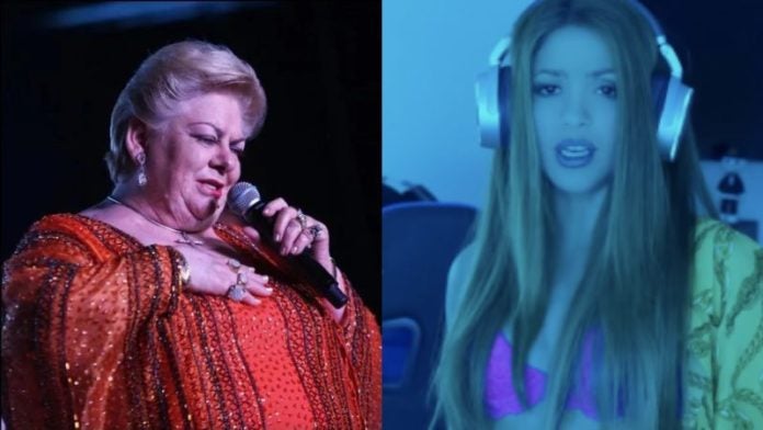 mensaje de Paquita la del Barrio a Shakira