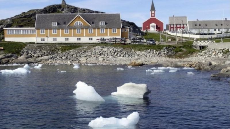 Groenlandia registró clima más cálido