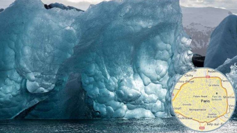 Iceberg 15 veces más grande que París se desprende de Antártida