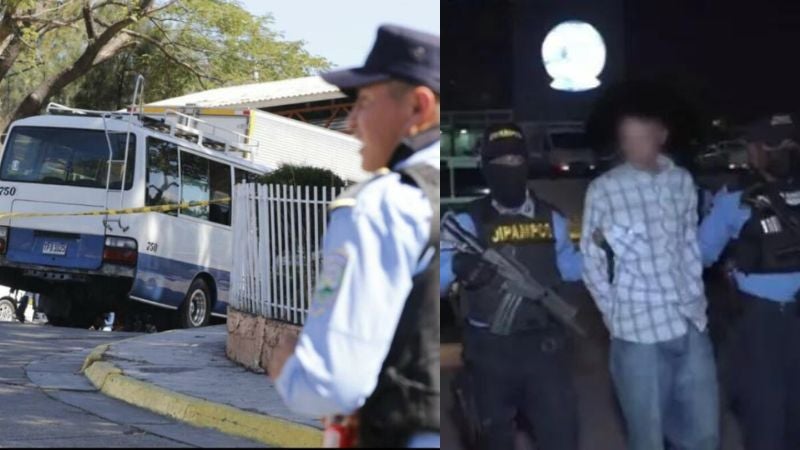 Detención y prisión asesino policía bus