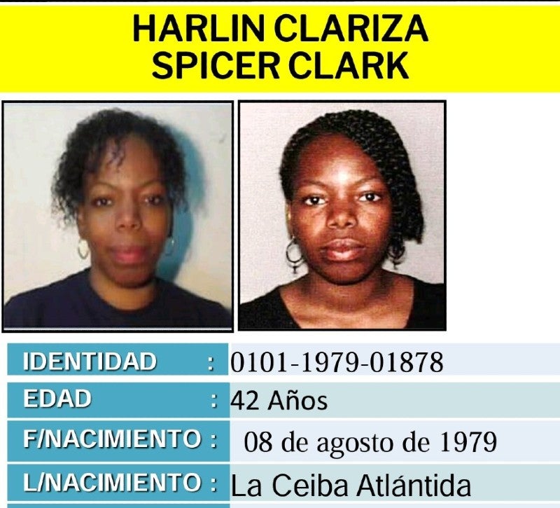 extradición de Harlin Clariza Spicer 