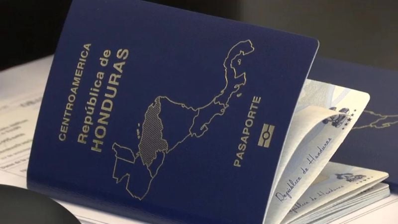 pasaporte Honduras